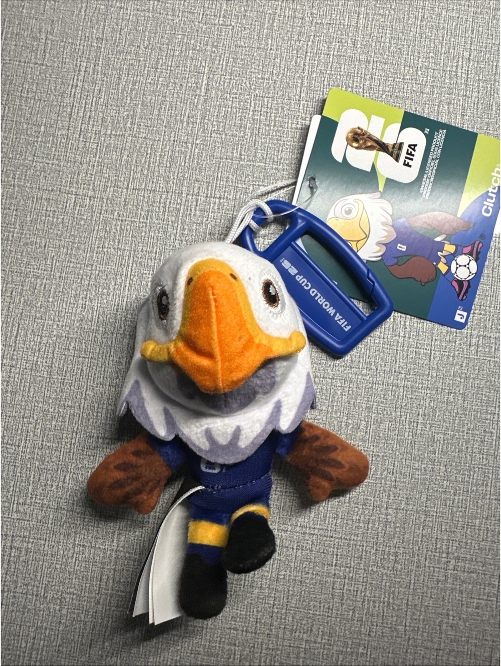 FIFA World Cup 2026 Clutch USA Bald Eagle Plush Bag Charm